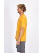 Camiseta de manga corta Hurley Everyday Washed Beer and Barge amarilla para hombre lateral 