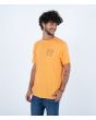 Hombre con Camiseta de manga corta Hurley Everyday Four Corners Naranja lateral