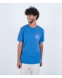Hombre con Camiseta de manga corta Hurley Everyday Whirpool Azul 