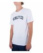 Hombre con camiseta de manga corta Hurley H2O Dri Authentic Blanca logo