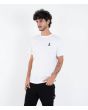 Hombre con camiseta de manga corta Hurley Nazare Lithse Blanca lateral