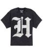 Camiseta de manga corta Hurley x Travis Barker Big H negra para hombre
