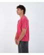 Hombre con camiseta de manga corta Hurley x Travis Barker Face Death Red Heather lateral