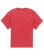 Camiseta Hurley x Travis Barker Face Death en rojo jaspeado posterior para hombre

