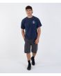 Hombre con Camiseta de manga corta Hurley x Travis Barker Rabbit March Azul corte relajado