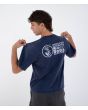 Hombre con Camiseta de manga corta Hurley x Travis Barker Rabbit March Azul posterior