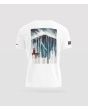 Camiseta orgánica de manga corta Hurley x Tudor Nazaré Art Edition blanca Unisex posterior