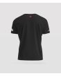 Camiseta orgánica de manga corta Hurley x Tudor Nazaré Solid Negra Unisex posterior