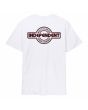 Camiseta skater de manga corta Independent BTG Bauhaus blanca para hombre posterior
