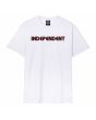 Camiseta skater de manga corta Independent BTG Bauhaus blanca para hombre