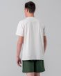 Hombre con camiseta de manga corta Lightning Bolt ​​Forever blanca posterior