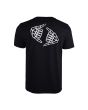 Camiseta de manga corta Lightning Bolt Aloha Negra para hombre posterior