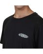 Hombre con Camiseta de manga corta Lightning Bolt Aloha Negra logo