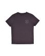 Camiseta de manga corta Lightning Bolt ​​Big Bolt SS negra para hombre frontal