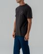 Hombre con camiseta de manga corta Lightning Bolt ​​Big Bolt SS negra lateral