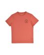 Camiseta de manga corta Lightning Bolt ​​Big Bolt SS roja para hombre posterior