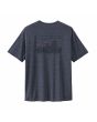 Camiseta de manga corta Patagonia Men's Capilene Cool Daily Graphic '73 Skyline Smolder Blue X-Dye azul posterior