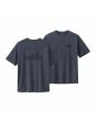 Camiseta de manga corta Patagonia Men's Capilene Cool Daily Graphic '73 Skyline Smolder Blue X-Dye azul