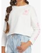 Niña con Camiseta de manga larga Roxy All You Never Say Blanca estampado