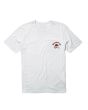 Camiseta de corte regular Mission Rose Hell para chica en color blanco con detalles en rojo frontal 