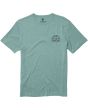 Camiseta Orgánica Vissla Made For Dafin verde frontal