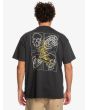 Hombre con Camiseta de manga corta Quiksilver Out There Negra espalda