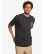 Hombre con Camiseta de manga corta Quiksilver Out There Negra lateral