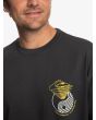 Hombre con Camiseta de manga corta Quiksilver Out There Negra logo