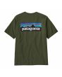 Camiseta de manga corta Patagonia M's P-6 Logo Responsibili-Tee en color Torrey Pine Green para hombre 