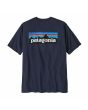Camiseta de manga corta Patagonia Men's P-6 Logo Responsibili-Tee New Navy para hombre