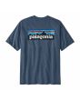 Camiseta de manga corta Patagonia Men's P-6 Logo Responsibili-Tee Utility Blue para hombre
