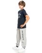 Camiseta de Manga Corta Quiksilver Closed Tions Azul Marino para chico frontal
