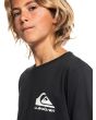 Niño con Camiseta de manga corta Quiksilver How are you feeling negra logo
