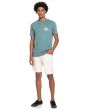 Hombre con Camiseta de manga corta Quiksilver How are your feeling verde entero