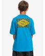 Niño con Camiseta orgánica de manga corta Quiksilver Kaleidoscope Boy Azul espalda