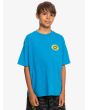 Niño con Camiseta orgánica de manga corta Quiksilver Kaleidoscope Boy Azul