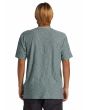 Hombre con Camiseta orgánica de manga corta con bolsillo Quiksilver Kentin Verde espalda
