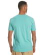 Hombre con Camiseta de manga corta Quiksilver MW Mini Logo Azul posterior