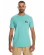 Hombre con Camiseta de manga corta Quiksilver MW Mini Logo Azul