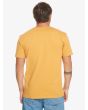 Hombre con Camiseta de manga corta Quiksilver MW Mini Logo Mostaza posterior