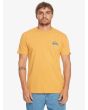 Hombre con Camiseta de manga corta Quiksilver MW Mini Logo Mostaza