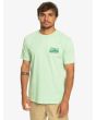 Hombre con Camiseta de manga corta Quiksilver Retro Fade Verde