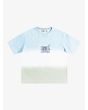 Camiseta de manga corta Quiksilver Slow Dive azul Tie Dye para chico 