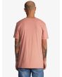 Hombre con Camiseta con bolsillo Quiksilver Sub Mission rosa posterior