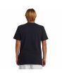 Hombre con Camiseta de manga corta Quiksilver Surf Moe Negra posterior