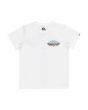 Camiseta de manga corta Quiksilver Tropical Fade blanca para niño 2-7 años