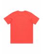 Camiseta de manga corta Quiksilver Comp Logo Youth Roja para niños de 8 a 16 años posterior