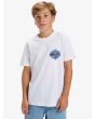 Niño con camiseta de manga corta Quiksilver Ev In Flames Blanca