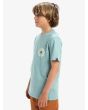 Niño con Camiseta de manga corta Quiksilver Evo Road End Aquifer lateral