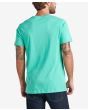 Hombre con Camiseta de manga corta Reef Driver turquesa posterior